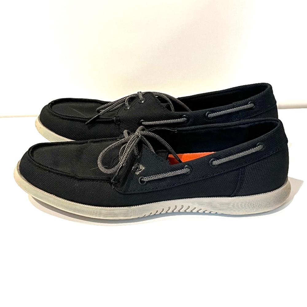 Sperry Men's Black Canvas Topsider - Size 10